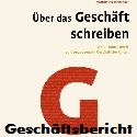 ber das Geschft schreiben.